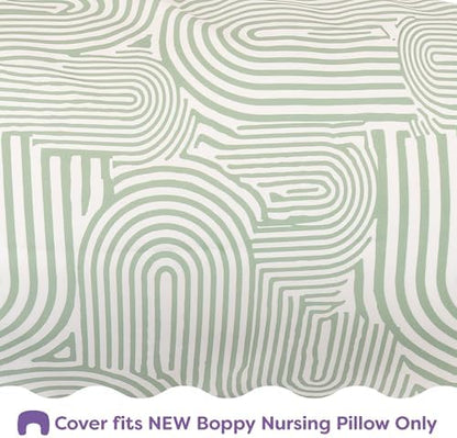 Side profile of Boppy Nursing Pillow Cover with contoured fit