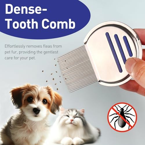Close up of micro-grooved metal teeth on a professional lice remover.