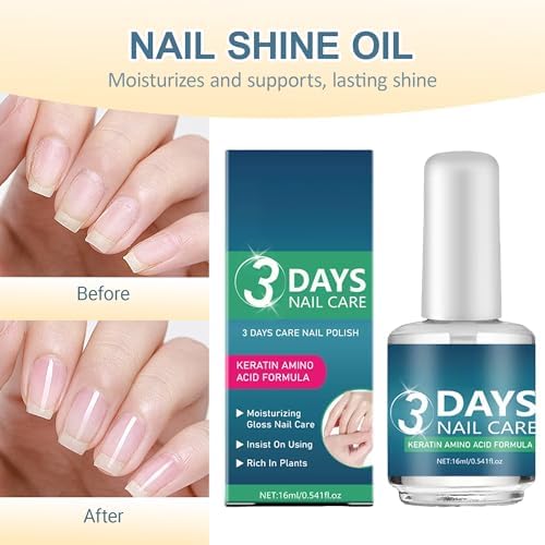Application of Qitell nail oil on dry cuticles