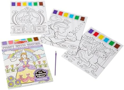 Perforated page being cleanly torn out from the Melissa and Doug water coloring pad