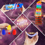 Magic Kit, Magic Tricks for Kids, Magic Set Includes Magic Wand Magician Costume, Pretend Play with Instruction for Kid Beginners, Christmas Halloween Birthday Gift Toys for Boys Girls Age 6-12 - Image 5