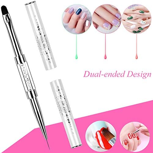 Ycyan nail brush showcasing the fine liner brush tip for detailed design