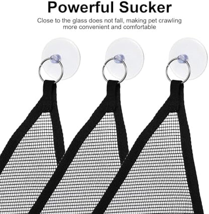 Washable mesh hammock for bearded dragon tank enrichment and habitat customization