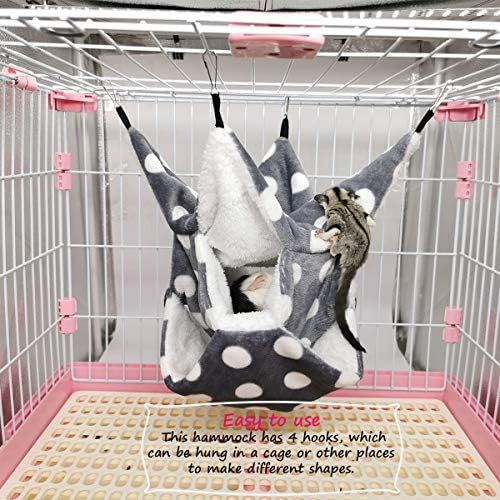 Top down view of 11.8 inch Leftstarer hammock for rats