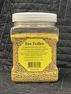 Vilmark natural pure bee pollen superfood jar close up