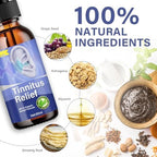 ITECFREELY TUHIMO Tinnitus Relief bottle beside outer packaging