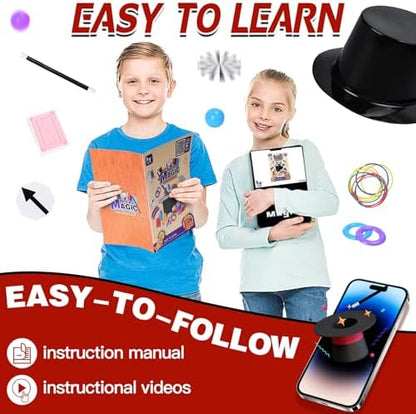 Educational magic set for boys and girls aged 6 to 12