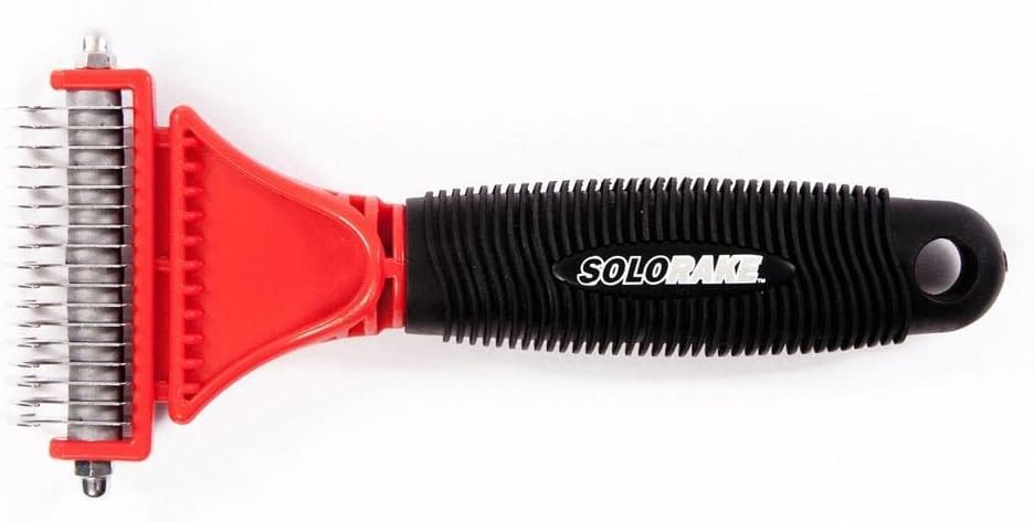 Trilanco SoloGroom SoloRake Dual Hook Rake front view pet grooming tool