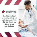 Dealmed authentic imported personal care antiseptic liquid close up product shot