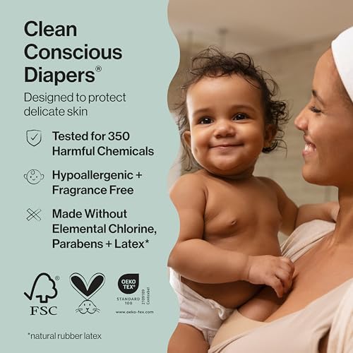 Hypoallergenic disposable daytime diapers wetness indicator feature