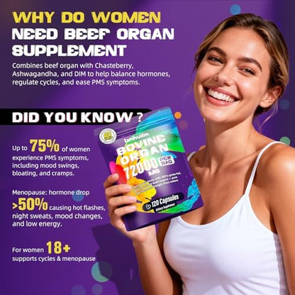 Lanhuilin bovine organ capsule supplement packaging