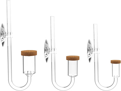 Fzone Neo acrylic aquarium diffuser with attached heavy duty suction cup for corner mounting.