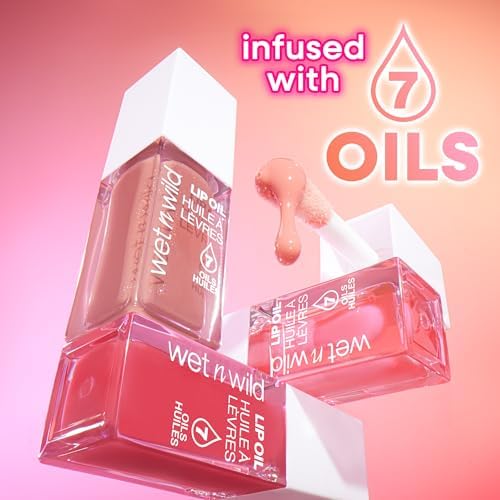wet n wild Lip Oil - Lightweight, Non-Sticky, Hydrating & Nourishing Formula with 7 Conditioning Oils, Vegan & Cruelty-Free - Cocoa Rose - Image 6