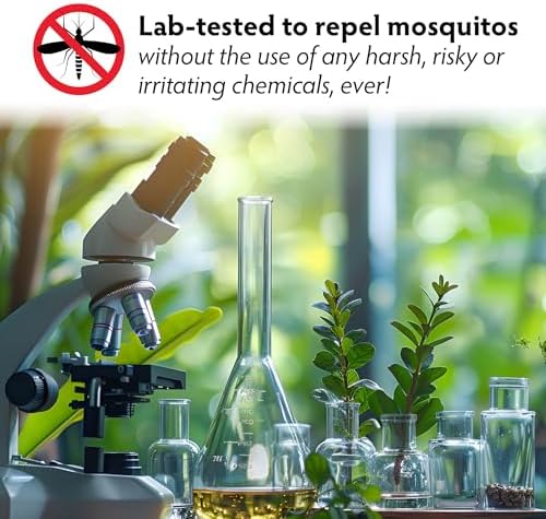 YAYA ORGANICS natural protective mosquito spray bottle showcasing the fresh floral scent feature
