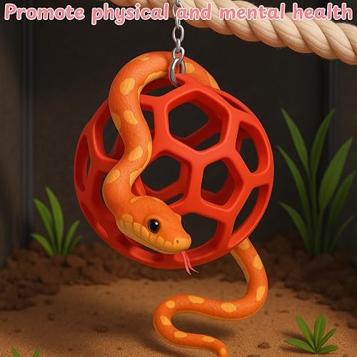Homedy Crafts corn snake resting on elevated nylon mesh lounger