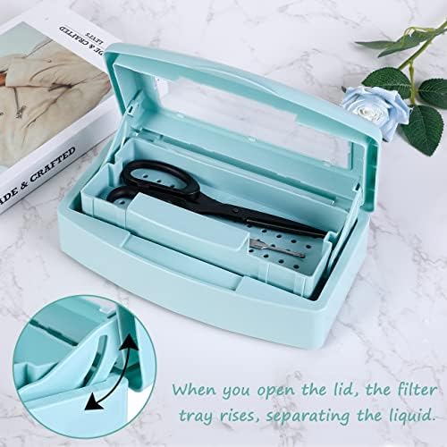 Top view of Gusnilo nail manicure tool sterilization organizer