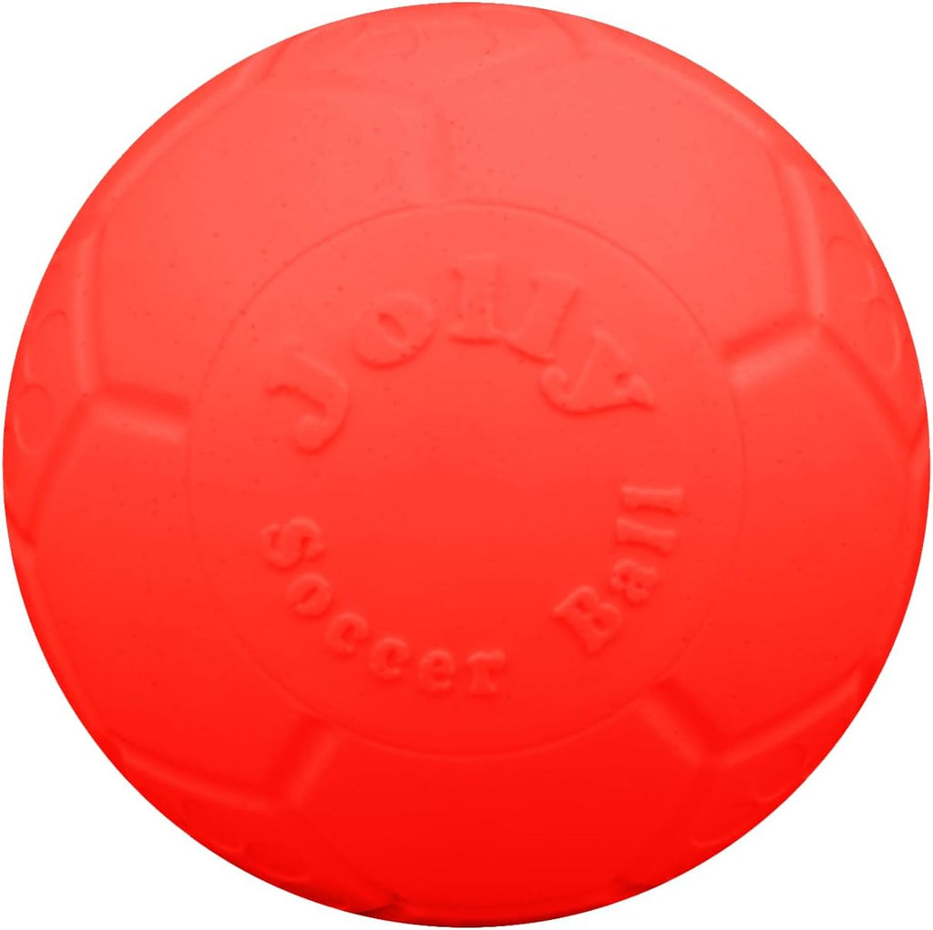 Jolly Pets soccer ball toy showing durability and puncture resistance