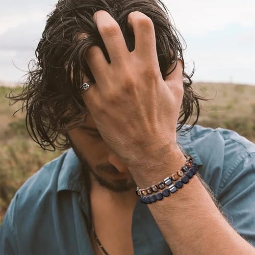 Close up of 72ore wellness bracelet on a wrist.