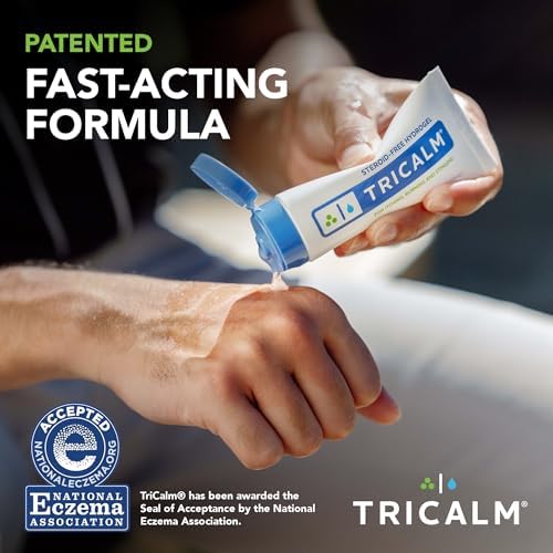Authentic USA imported TriCalm gel for mosquito bite and poison ivy treatment.