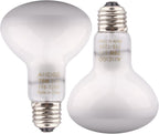 Aiicioo Reptile Basking Light Bulb - 100W Reptile Heat Lamp 2 Pack UVA Daylight Amphibians Basking Bulb for Bearded Dragon Turtle Hermit Crab Gecko Lizard Daylight - Image 10