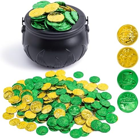 Durable reusable plastic cauldron and token pieces from JOYIN for treasure hunts