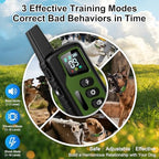 Adjustable electronic dog collar for training small medium and large canine breeds