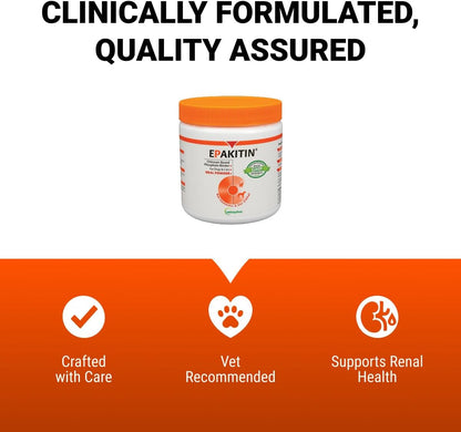 Vetoquinol Epakitin renal support supplement for dogs