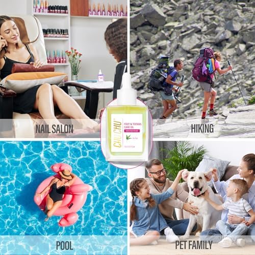Natural ingredients graphic for Chuchu foot serum