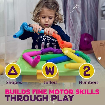 Nutty Toys sensory tubes for fine motor skill development