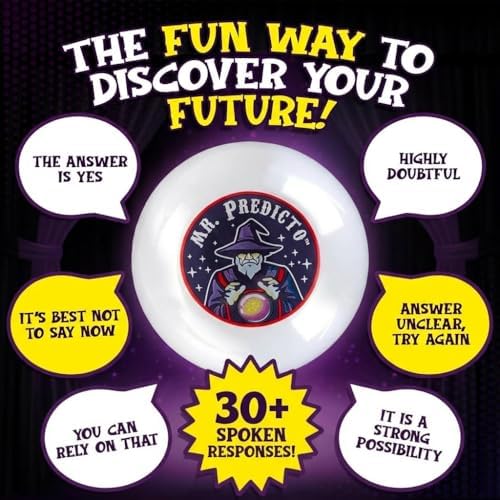 Motion-activated fortune teller toy in hand