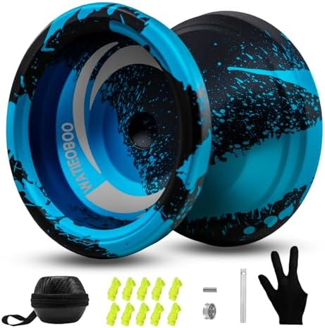 Watieoboo R8 dual-mode yoyo displayed with all components.