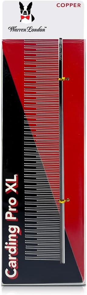 Warren London Detangling Strong Comb for Dogs | 10 inches | Comfort Control Durability and Detail for Small Medium Large Dogs | Ergonomic Dog Cat Grooming Pet Supplies Deshedding Mat Tool - Image 10