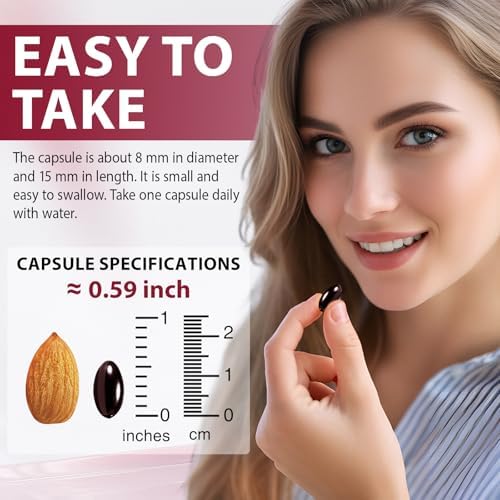 Echoes of the Spring Astaxanthin dietary supplement bottle showcasing skin eye and joint benefits.