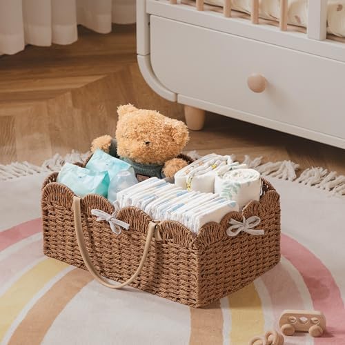 HBlife baby shower gift basket filled with newborn essentials