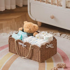 HBlife baby shower gift basket filled with newborn essentials