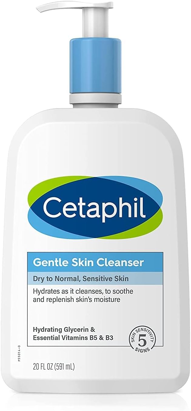 Cetaphil Gentle Cleanser, Hydrating Face Wash, Sensitive Skin, 16oz, 2ct - Image 10