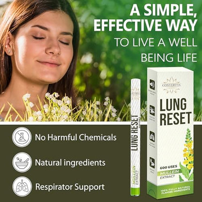 USA imported natural mullein diffuser for clean breathing and wellness
