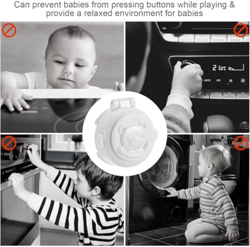 Close up of ABS plastic safety button cover with slide mechanism