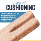 Thirty pack of premium medical grade callus cushions close up