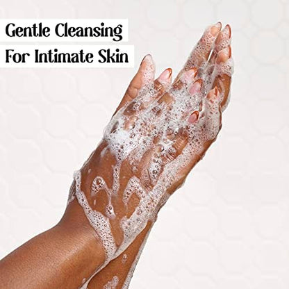 Two pack Always Cleanse sensitive intimate wash bottles close up