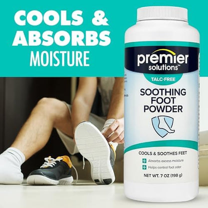 Professional foot care powder for athletes and work boot users