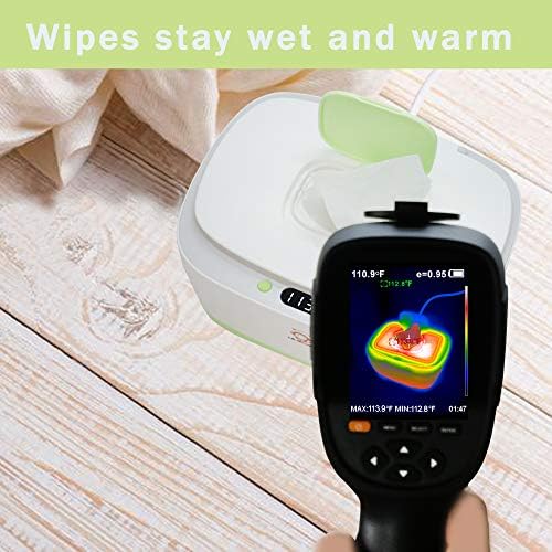 Lilmonki baby wipe warmer with LED temperature display