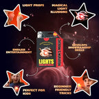 Marvin's Magic Junior Edition light props being operated by a child's hands