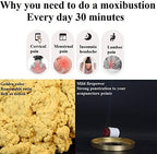 Traditional mugwort moxibustion set packaged for wellness use