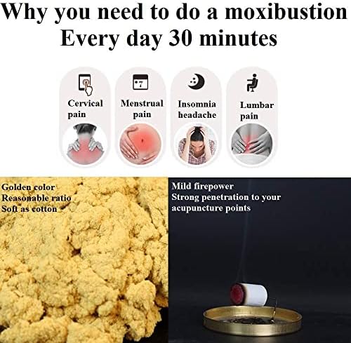 Traditional mugwort moxibustion set packaged for wellness use