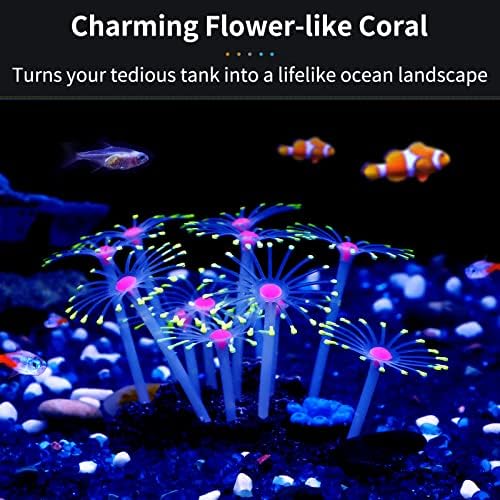 Uniclife decorative fish tank coral close up