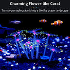 Uniclife decorative fish tank coral close up