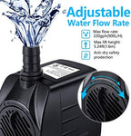 CWKJ fountain pump with included nozzles