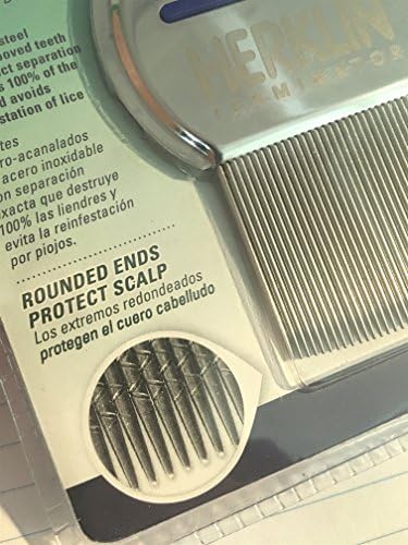 Side view of the HERKLIN Terminator comb highlighting the anti slip grip bands.