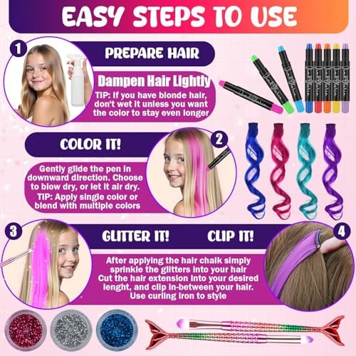 Full contents of the Jim & Gloria temporary hair dye kit